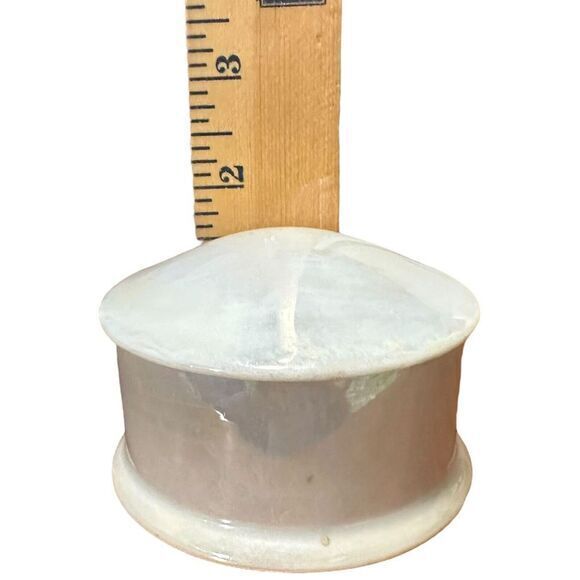 Antique O & EG Royal‎ Austria Trinket Jewelry Box Iridescent Hand Painted Signed - Picture 3 of 5